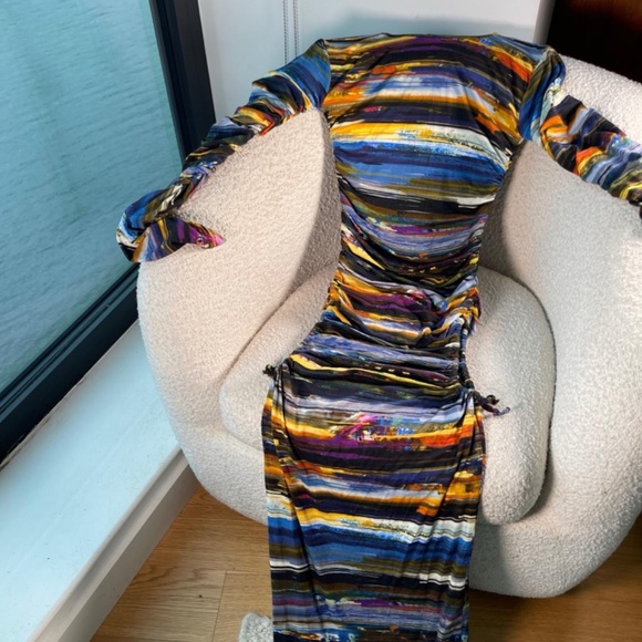 Dandy Clo Paint Stroke Dress - Picture 3 of 4